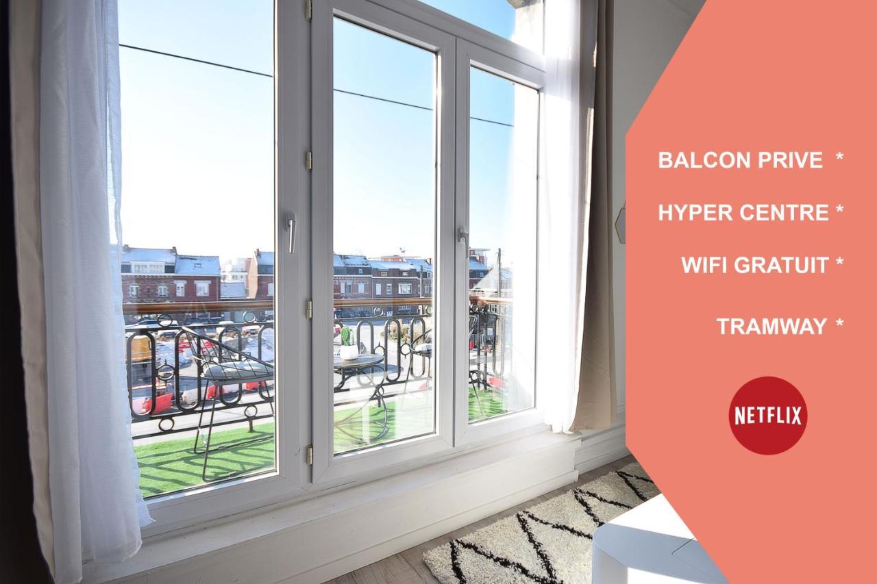 Chic Appart Design - Hyper Centre - Tramway - Free Wifi - Lerelaisdodile12 Валансьен Экстерьер фото